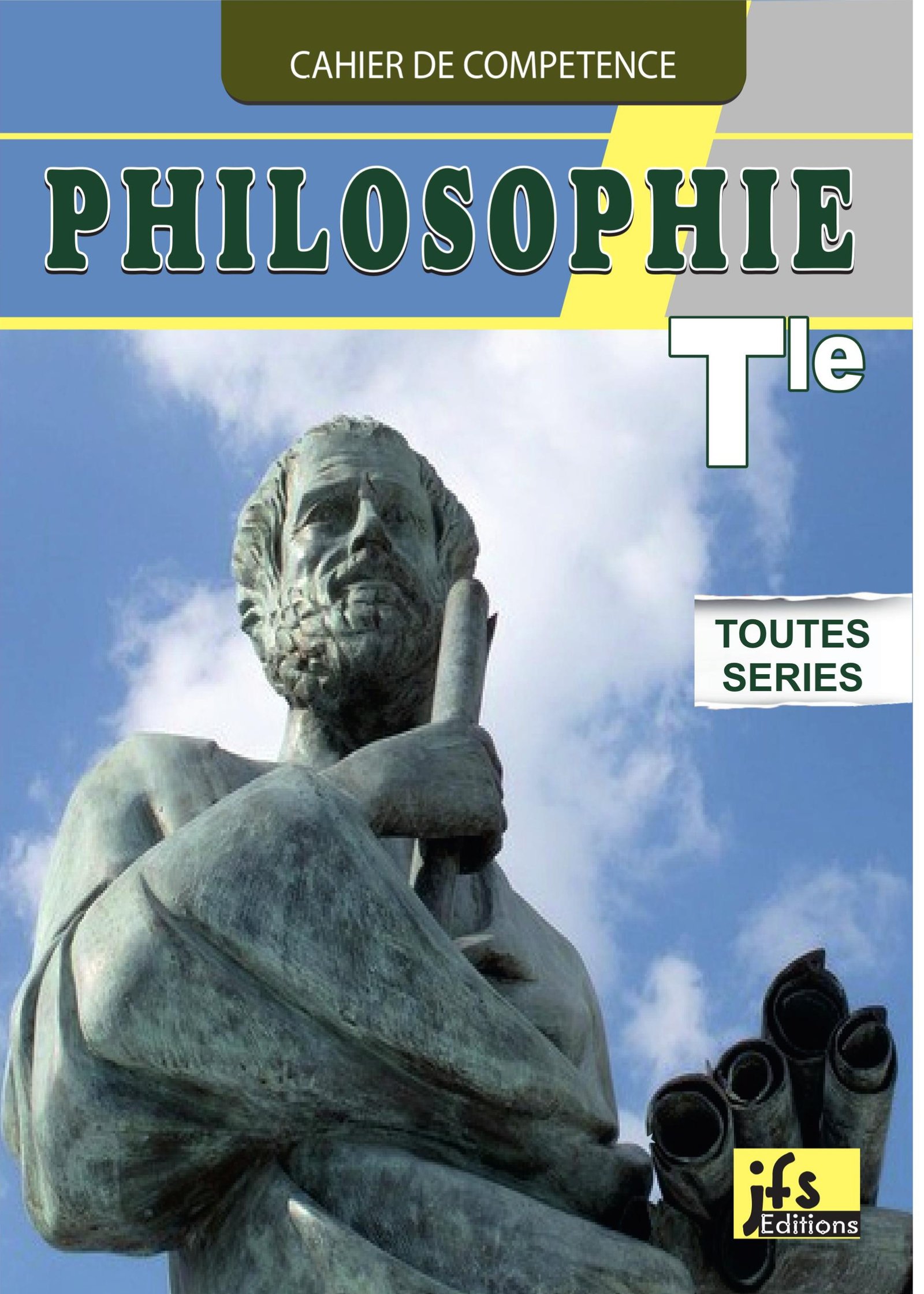 CAHIER DE COMPETENCE Philisophie Tles