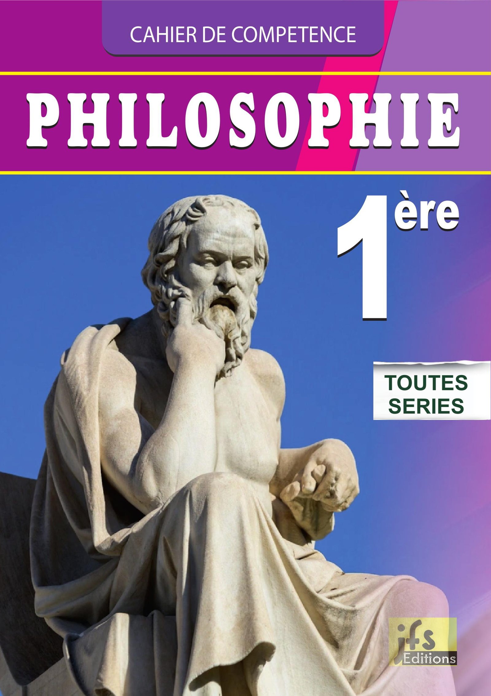 CAHIER DE COMPETENCE Philisophie 1ère