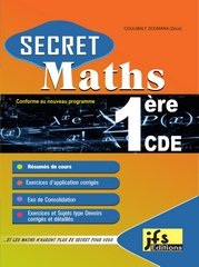 SECRET Maths 1ère CDE