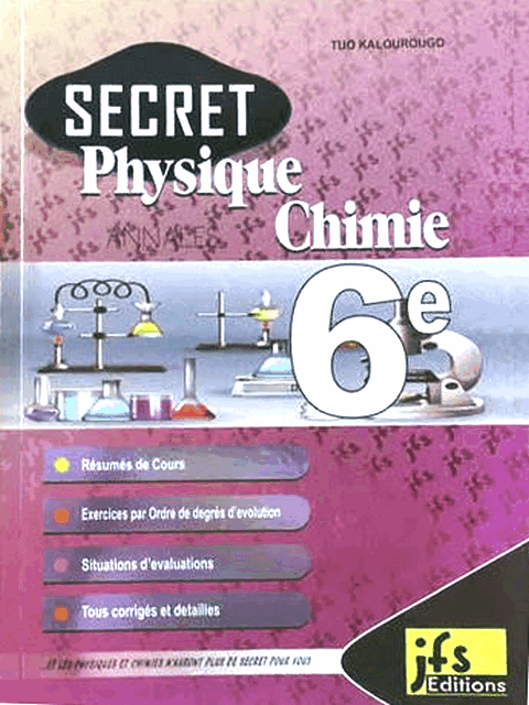 SECRET Physique Chimie 6eme